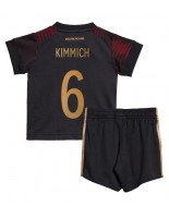 Saksa Joshua Kimmich #6 Vieraspaita Lasten MM-kisat 2022 Lyhythihainen (+ shortsit)